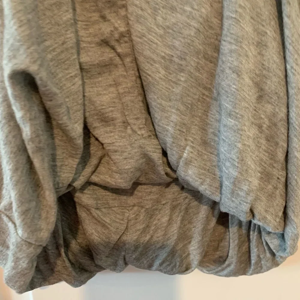 SCARLET SKYE Drape Back Embellished Grey Top M - Picture 5 of 9